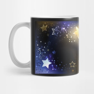 Abstract Space Background with Stars Mug